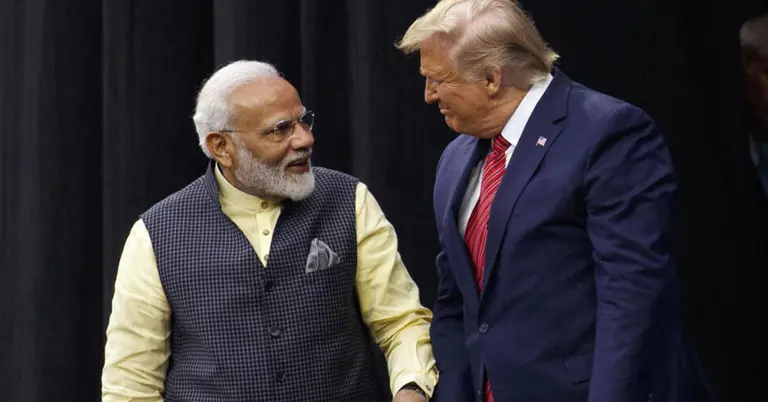 ডোনাল্ড ট্রাম্প ও নরেদ্র মোদি